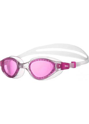 Окуляри для плавання arena cruiser evo junior рожевий, прозорий діт osfm (002510-910)