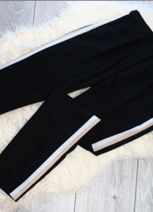 Брючки с лампасами zara р. м