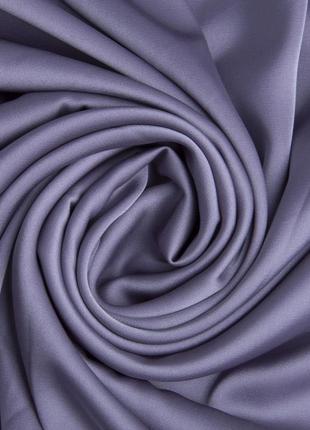 Ткань плательная атлас шелк vanessa серо лиловый