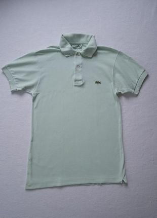 Подростковая детская брендовая футболка поло lacoste 11,12,13 лет