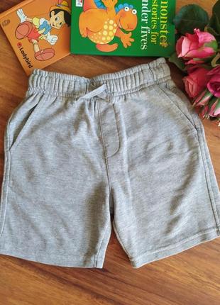 Классные трикотажные двунитка шорты george на 5-6 лет.1 фото