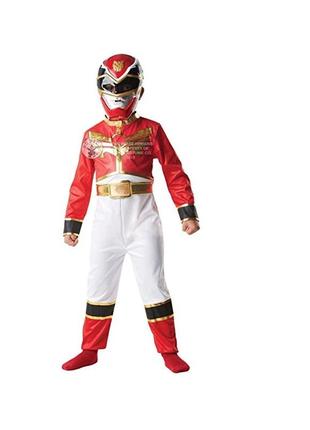 Ніндзя самурай червоний гонщик power ranger 3-4 роки костюм рейнджер вінтаж 90х
