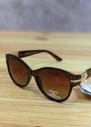 Солнцезащитные очки versace версаче форма бабочка1 фото