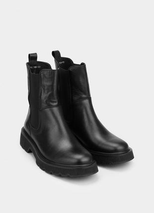 Жіночі черевики braska / черевики чорного кольору3 фото