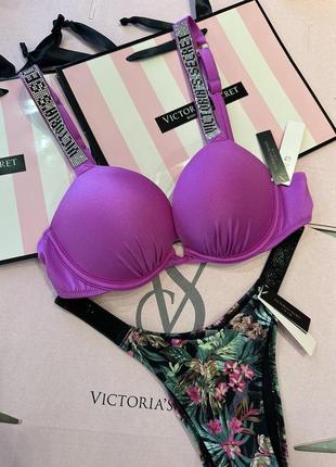 Купальник victoria’s secret vs зі со стразами вікторія сікрет vs з камнями