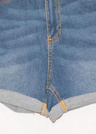 Синие женские джинсовые шорты размер 42 esmara германия3 фото