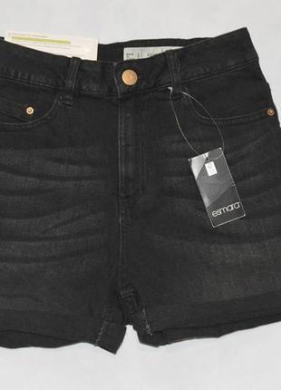 Женские черные джинсовые шорты размер 44 esmara германия