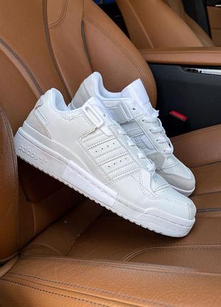 Кроссовки adidas forum low white
