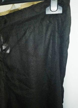 Прозрачные пляжные штаны черные l р.3 фото