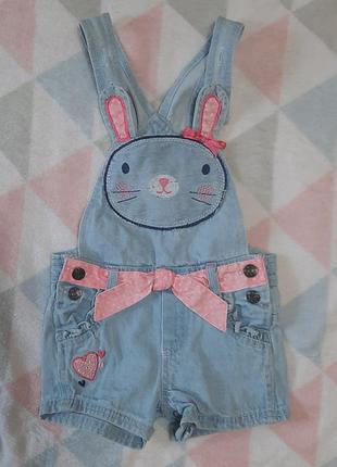 Джинсовый комбинезон 2-2,5роки