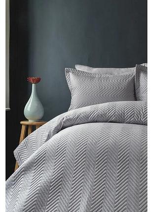 Покривало issimo home simply gri сатин 240*260