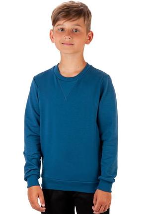 Світшот для хлопчиків дитячий підлітковий, кофта, реглан, джемпер однотонний