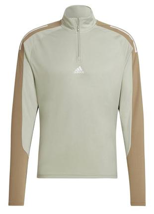 Лонгслив  adidas training long sleeve t-shirt green 2021г оригинал кофта (l)2 фото