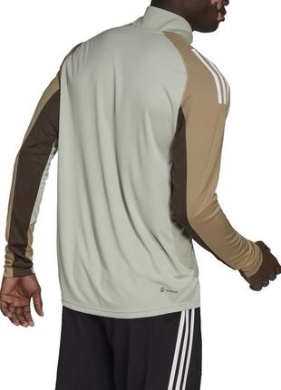 Лонгслив  adidas training long sleeve t-shirt green 2021г оригинал кофта (l)3 фото