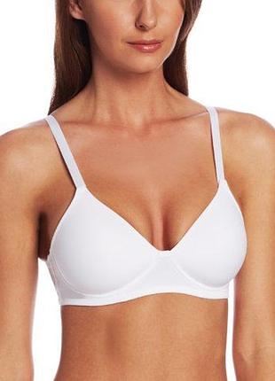 Удобный бюстгальтер на лето под футболку белый 80с
