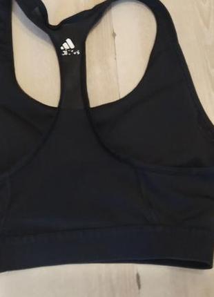 Спортивный бюстгальтер adidas don't rest alphaskin 3-stripes (артикул: ft3128) xs ,s3 фото