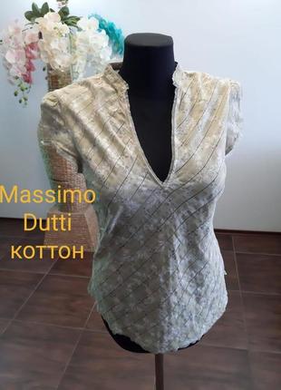 Лляна блуза massimo dutti