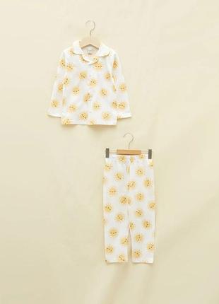 1-2/4-5 р нова фірмова дитяча піжама піжамний комплект преміум клас унісекс сонечко lc waikiki