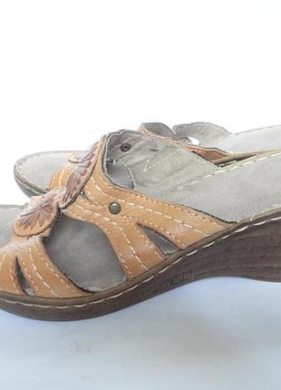 Шлепанцы на широкие ножки р.38