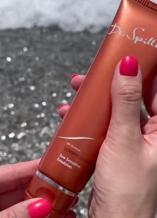 Сонцезахисне молочко для тіла та обличчя dr spiller sun sensitive emulsion spf30
