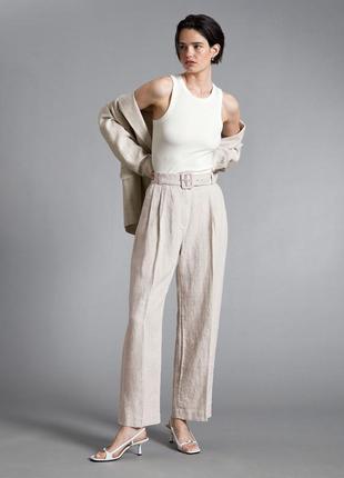 Штани & other stories flared linen trousers cos / 34