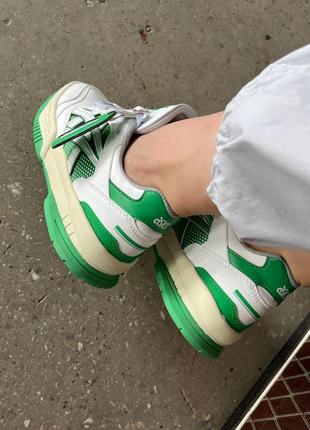 Жіночі кросівки asics gel-spotlyte low v2 white green 36-37-38-39-406 фото