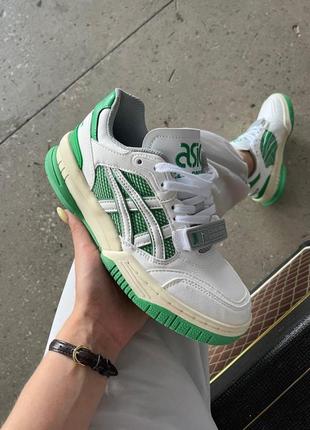 Женские кроссовки asics gel-spotlyte low v2 white green 36-37-38-39-40