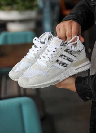 Мужские кроссовки adidas zx 500 rm white camo 41-42-43-44-45