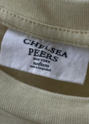 Chelsea peers new yourk oversize tshirt футболка свободная светлая летняя оверсайз премиум вышивка оригинал новая5 фото