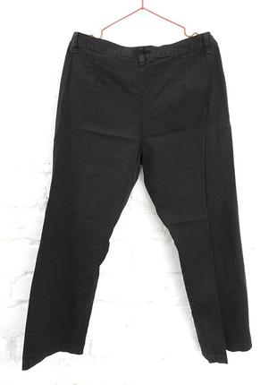 Чёрные стрейчевые джинсы marks & spencer. высокая посадка3 фото