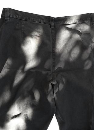 Чёрные стрейчевые джинсы marks & spencer. высокая посадка7 фото