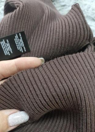 Коричневое кэжуал платье футляр prettylittlething однотонное 9