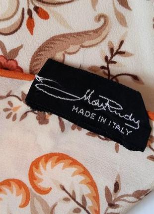Шикарный редкий винтажный шелковый платок max rudy италия /4025/3 фото