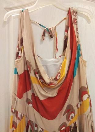 Платье сарафан макси из рэйона4 фото