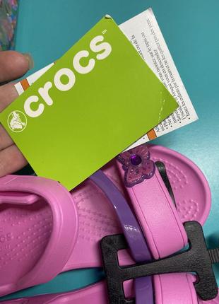 C9 босоножки crocs. оригинал.4 фото