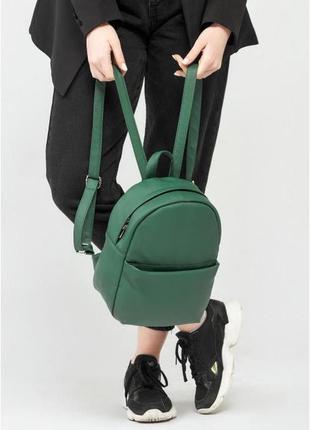 Рюкзак жіночий зелений sambag (23*20*10)