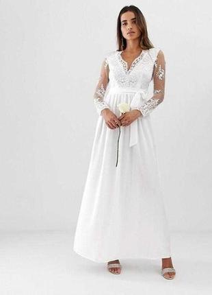 Шикарное свадебное платье 48 размер