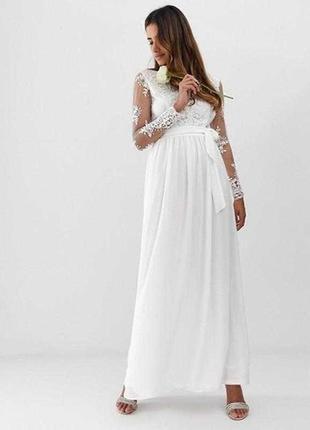 Шикарное свадебное платье 48 размер5 фото
