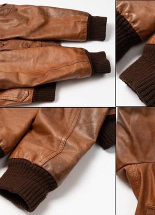 Sasch collezioni leather jacket мужская кожаная куртка9 фото