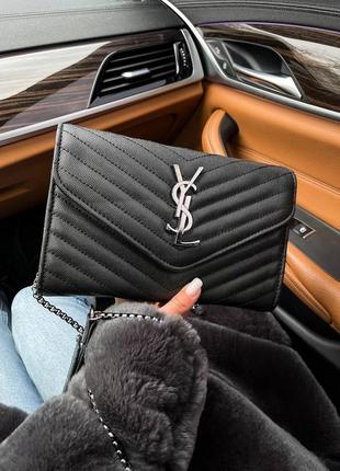 Жіноча сумочка клатч у стилі Borse Loulou di Saint Laurent