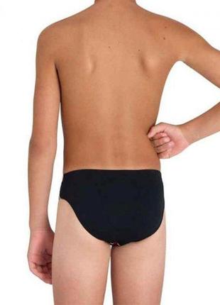 Плавки-сліпи для хлопчиків arena carnival swim briefs чорний, різнокольоровий 128см (006004-550)2 фото