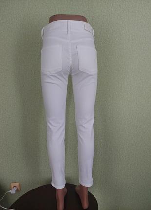 Белые джинсы скинни узкие джинсы стрейч7 фото