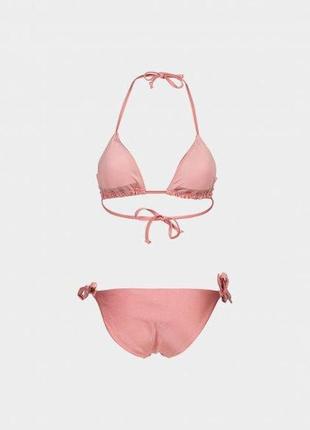 Купальник женский раздельный arena shila bikini triangle розовый 40 (006211-900)4 фото