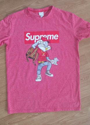 Футболка supreme заяц