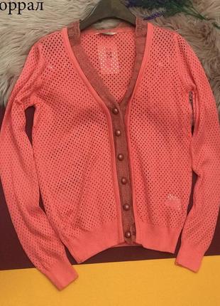 Кофта сетка женская кардиган