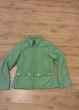 H&m  куртка зеленая1 фото