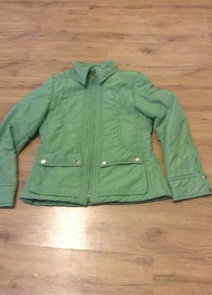 H&m  куртка зеленая2 фото