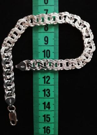 Браслет срібний 21 см # срібло 925" лот 127