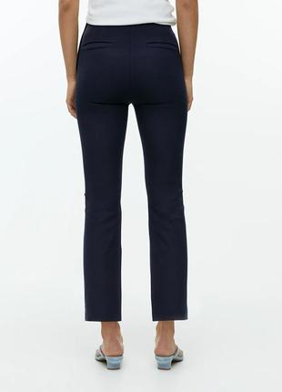 Штани arket cropped cotton stretch trousers cos / 343 фото