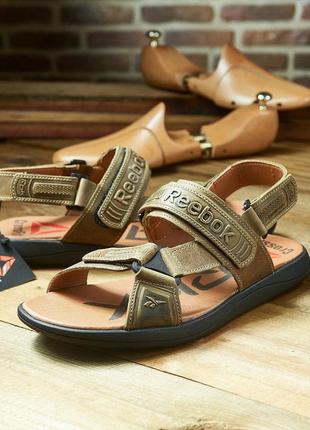 Сандалії reebok чоловічі шкіряні, мужские кожаные сандалии рибок